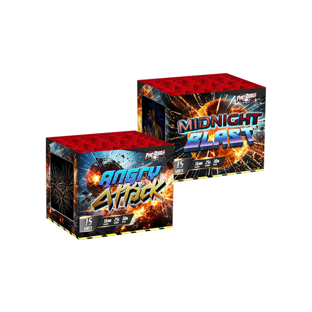 009 ANGRY ATTACK - MIDNIGHT BLAST 15 SHOTS